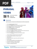 Festive Phrasal Verbs