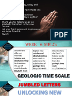 Week 6 Geologic Time Scale - Stud