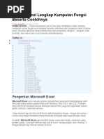 Rumus Excel Lengkap Kumpulan Fungsi Beserta Contohnya