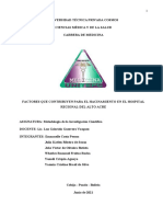 Factores Que Contribuyen para El Hacinamiento en El Hospital Regional Del Alto Acre