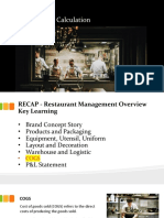 SV435 - Supply Chain in Restaurant Management - 07.03.21