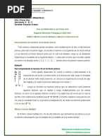 Tema 2 MCM y MCD 1er Año Matematicas Edu