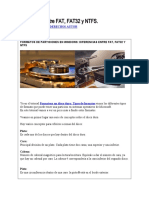 Diferencias Entre FAT, FAT32 y NTFS.