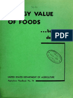 Energy Value of Foods