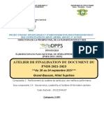 TDR Atelier de Finalisation Du PNDS 21-25 - Revu 150921