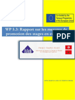 WP5.3 Rapport Sur Les Mesures de Promotion Des Stages en Entreprise