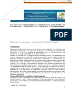 Los Obstáculos Que Enfrentan Los Estudiantes en El Primer Año Universitario Y Las Estrategias Construidas para Afrontarlos