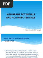 Membrane Potential and Action Potential