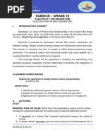 Science - Grade 10: Electricity and Magnetism