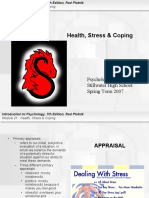 Health, Stress & Coping: Psychology Department Stillwater High School Spring Term 2007