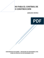 12 Un Método para El Control de Costos de Construcción