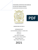 CALOR ABSORBIDO - Grupo 3 - Experimento 7 - Laboratorio Física LL