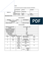 Datasheet Tanques