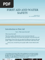 First Aid and Water Safety