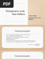 Perioperative Acide-Base Balance - Ahmad Damlaj