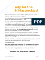 Launch Masterclass Official 2021 Program Guide