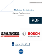 Digital Marketing Specialization: Capstone Plan Submission