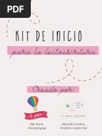 Kit de Inicio Lectoescritura