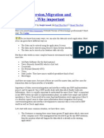 Data Conversion, Migration and Interface ..Why Important: June 9th, 2007