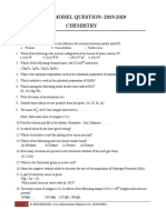 SSLC MODEL QUESTION-2019-2020 Chemistry: 1 Mark Questions