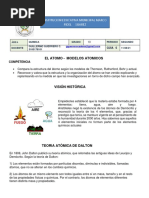 Guia 6 El Atomo Modelos Atomicos 10 Quimica Guillermo