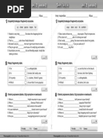 Short Tests Unit 2 Lesson 2