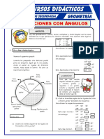 Adición y Sustracción de Ángulos para Primero de Secundaria