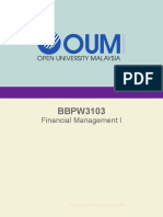 BBPW3103 Financial Management I - Esept21 (CS)