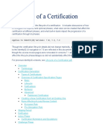 Lifecycle of A Certification: Applies To Identityiq Versions: 7.0, 7.1, 7.2