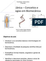 Conceitos e Terminologias em Biomecânica