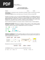 Electivo Química Ejercicios Balance de Ecuaciones 15 de Julio.