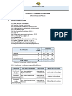 Silabo de Dirección de Empresas Visado