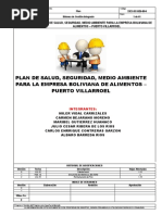 Plan de Seguridad y Salud en El Trabajo y Medio Ambiente