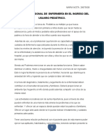 Rol Del Profesional de Enfermeria (Pediatria) .