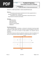 Laboratorio N°1 - Campo Eléctrico y Líneas Equipotenciales