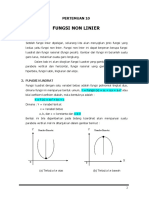 Pertenuan 11 Fungsi Non Linier (Konsep)