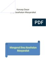 Konsep Dasar Ilmu Kesehatan Masyarakat PPT 2021