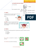 Ciencia y Tecnologia 1 - Partes Del Cuerpo Humano