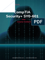 Comptia Security+ Sy0-601: Course Content