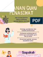 Peranan Guru Penasihat