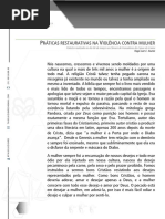 Violencia Contra Mulher e A Justiça Restaurativa