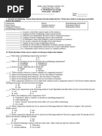 ENGLISH 9 - 2nd Periodical EXAM FINAL