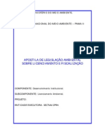 Apostila de Legislação Ambiental Sobre Licenciamento e Fiscalização