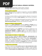 Relaciones Interpersonales Histeria y Apegos en La Infancia y Adultez