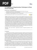 A Comparison of Regularization Techniques in Deep