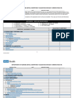 Department of Nursing Initial Competency Validation Checklist: Orientation: RN