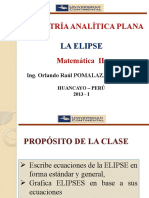 Tema #5 - Matemática Ii - Semana 5 - La Elipse