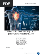 Alteraciones Electrolíticas y Otras Patologías Que Alteran El EKG