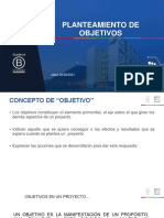 Taller Proyecto de Especialidad - Objetivos Del Proyecto