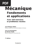 José-Philippe Pérez - Mécanique - Fondements Et Applications-Dunod (2014)